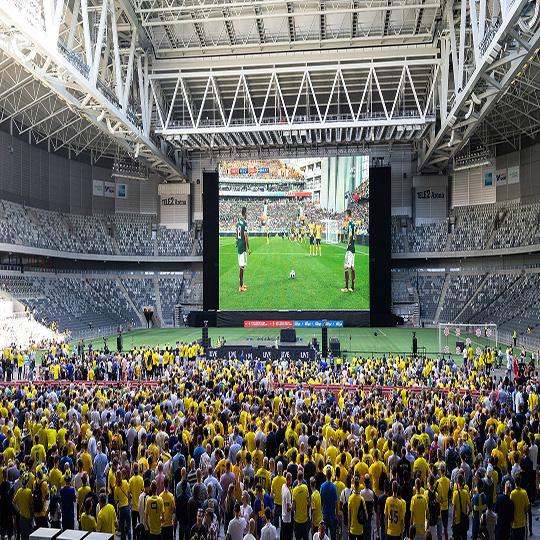 R5 Plus LED Display Case in Stockholm Stadium Success