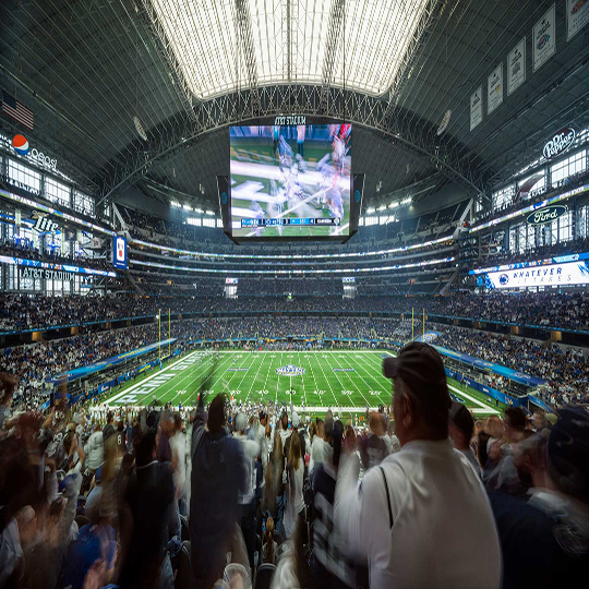 FC Pro LED case in football field, Atlanta, USA