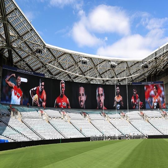 FC Pro case in football field，Sydney, Australia