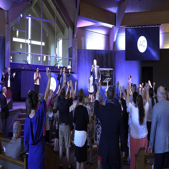 FS LED case in church, Turin, Italy 2