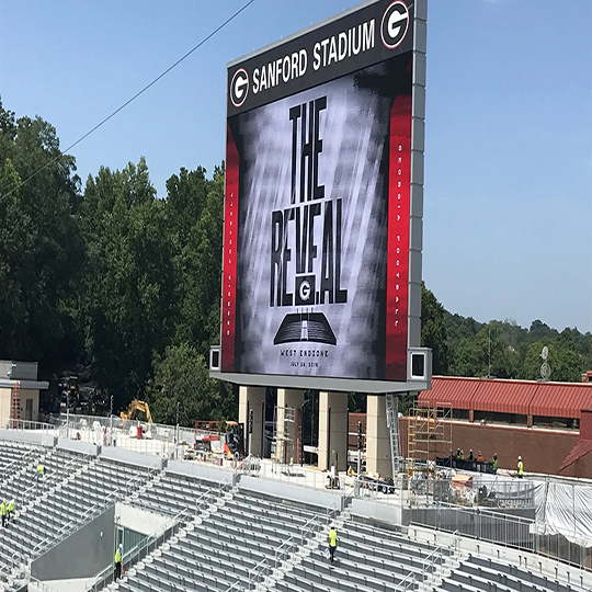 FC Pro LED case in university stadium, New Jersey, USA 1