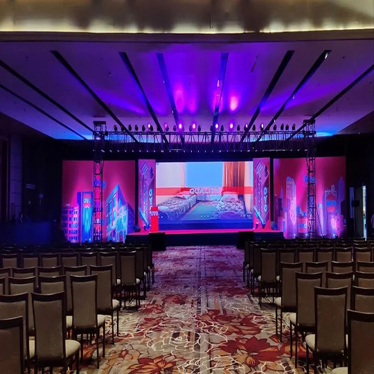 B LED case from an annual gathering of a company, Mumbai, India 2