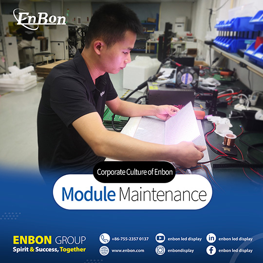 Details determine everything - Inbro technicians take care of the maintenance of the modules|Enbon Co