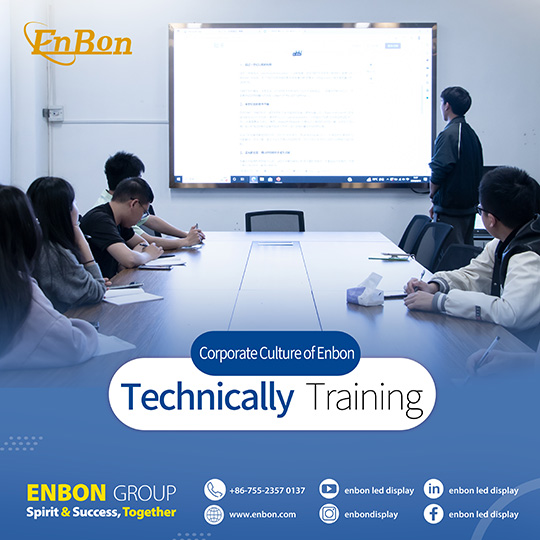 Fundamentals are important -- Training on the basic knowledge of Ebon display screen|Enbon Company Ne