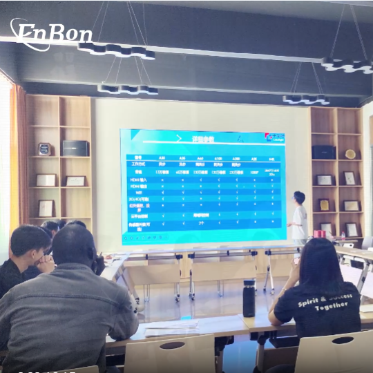 Colorlight, Enbon's long-time partner, conducts product training for Enbon's employees|Enbon Company 