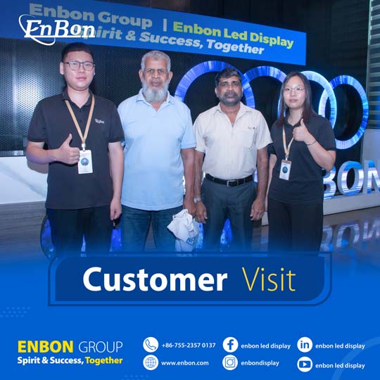 Our song and jeff are receiving customers from Sri Lanka to visit Enbon |Enbon Company News