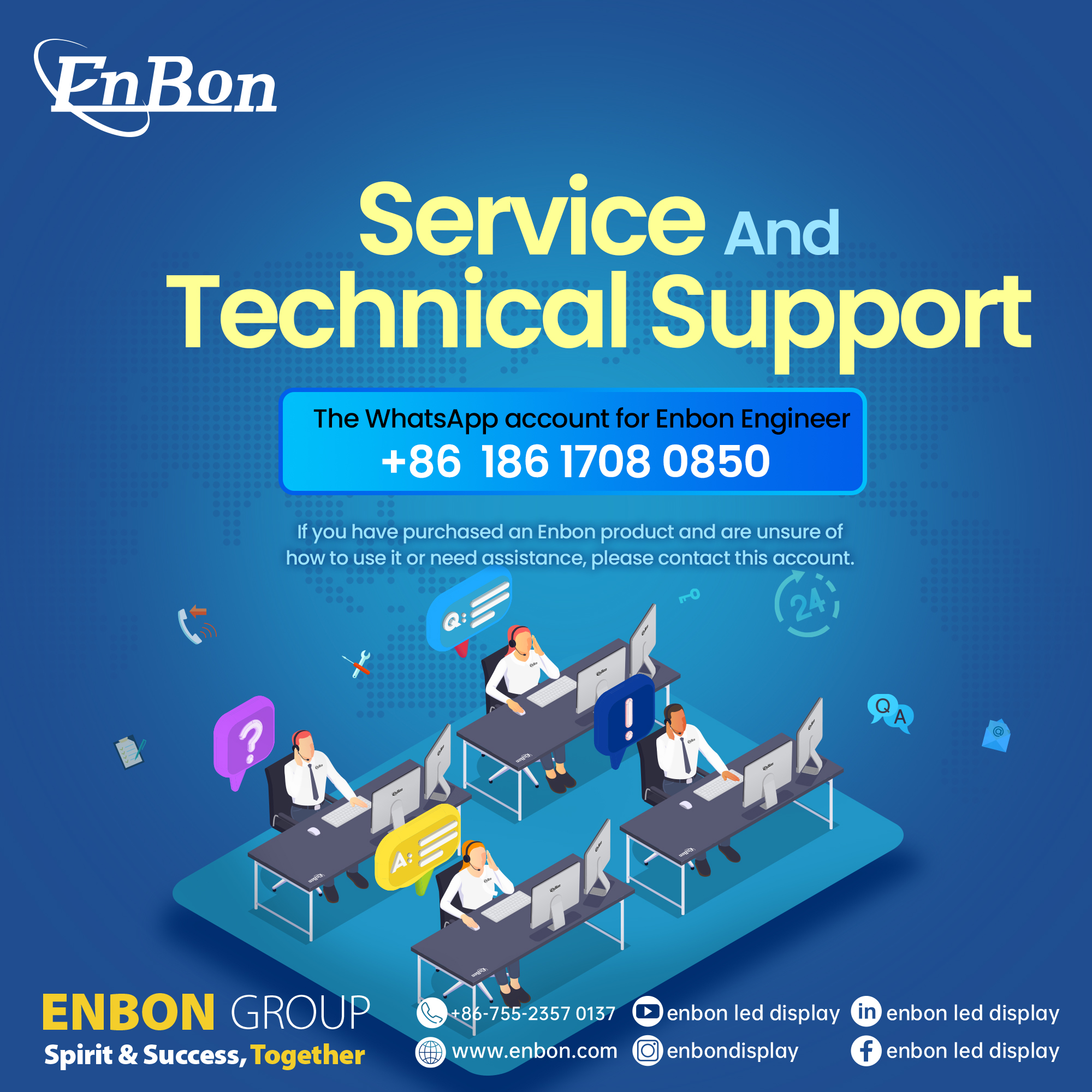 Enbon After-Sales Technical Support - Professional Services, Worry-Free Guarantee