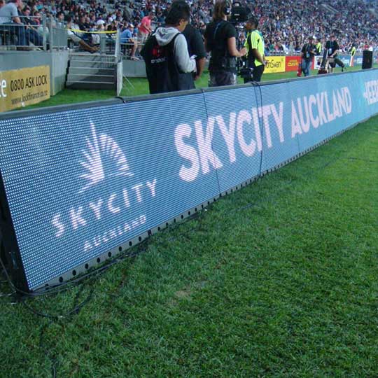  FR model case  at a football stadium in Mumbai,India