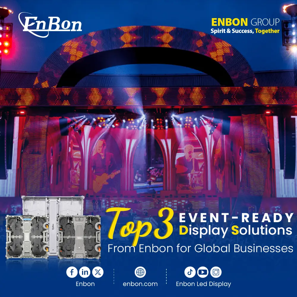 Top 3 Event-Ready Display Solutions from Enbon for Global Businesses