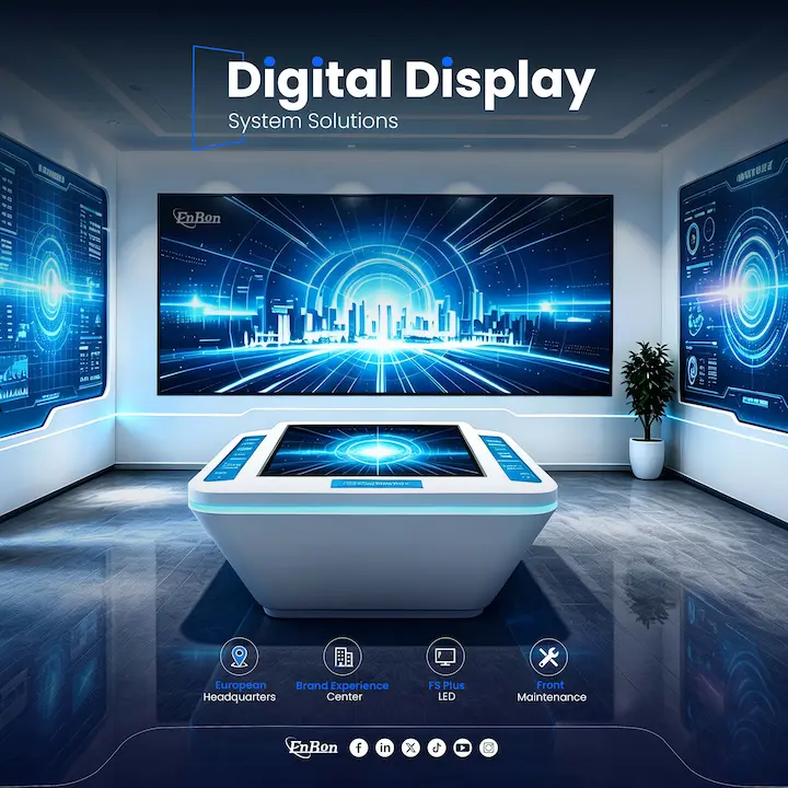 FS Plus crea un espacio de exposición digital inmersivo.