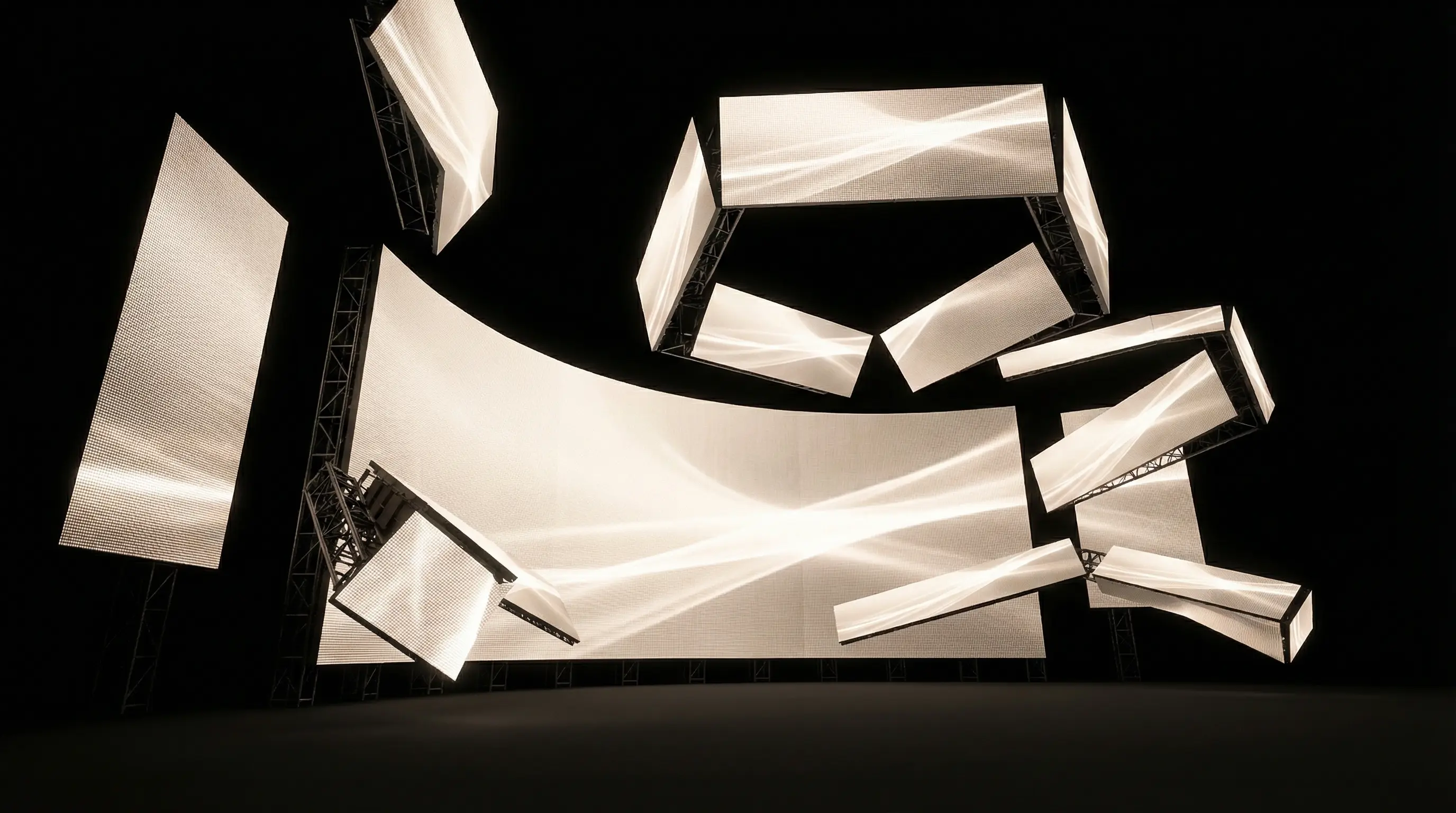 B Pro Series LED Display - Creative Stage Layout applications for immersive experiences