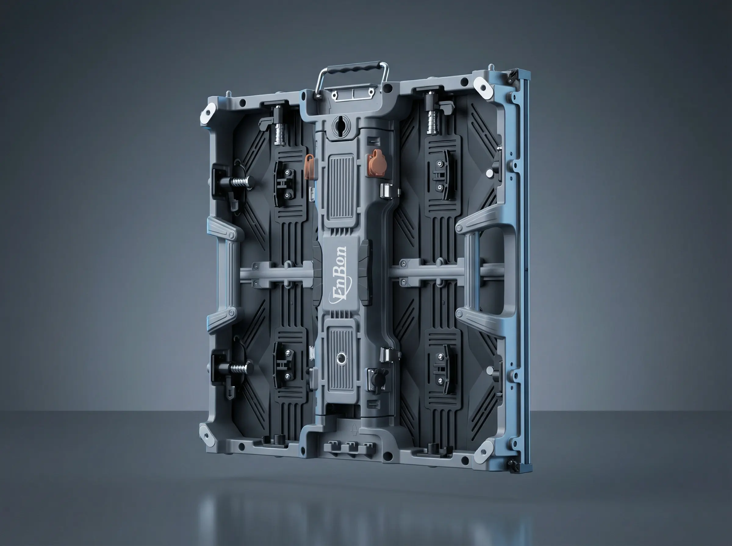 B Pro Series LED Display - Lighter, Thinner, Faster design with slim 88mm cabinet profile and rental-ready aluminum structure