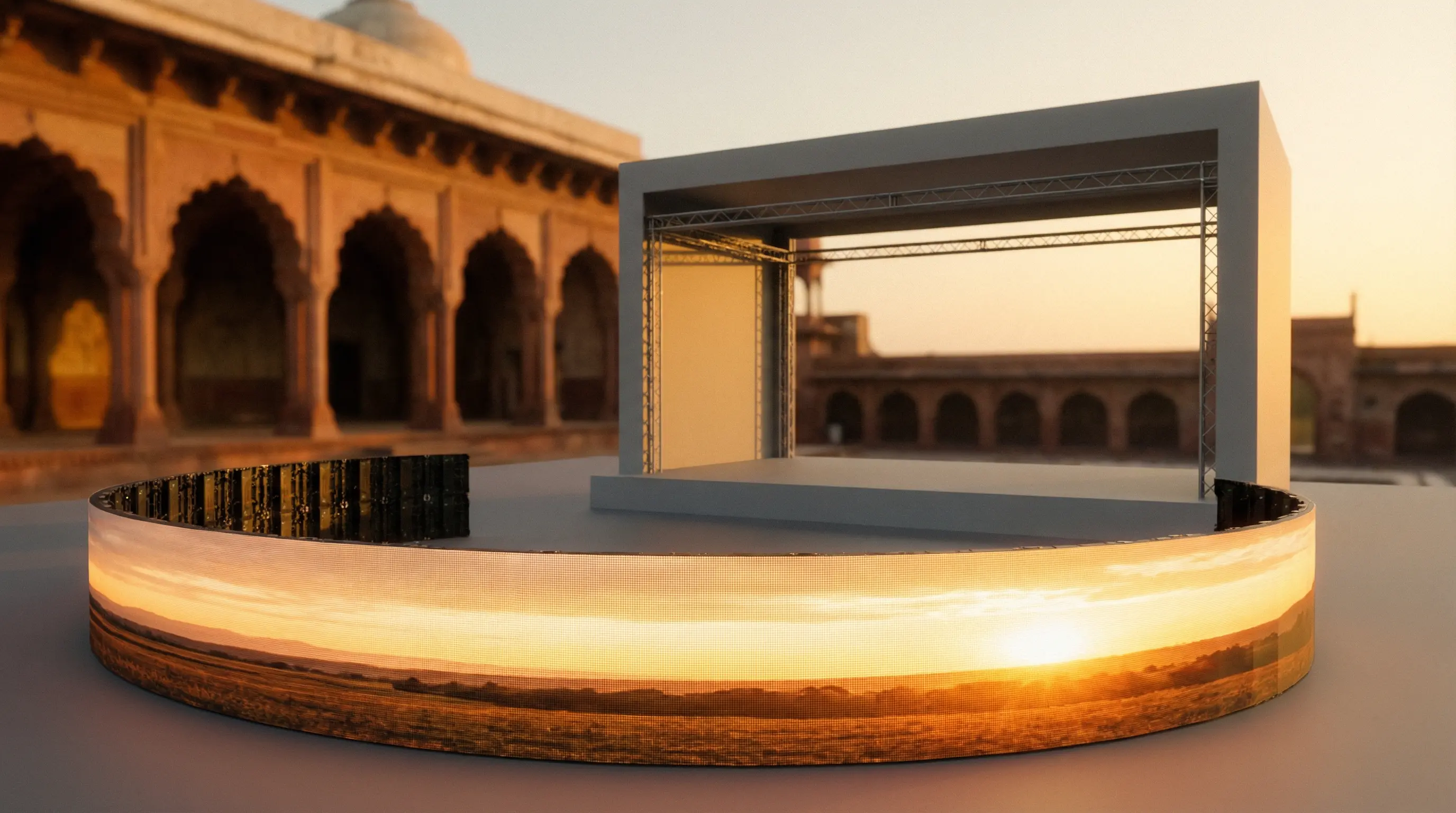 B Pro Series LED Display - Shape the stage from standard walls to creative stage designs