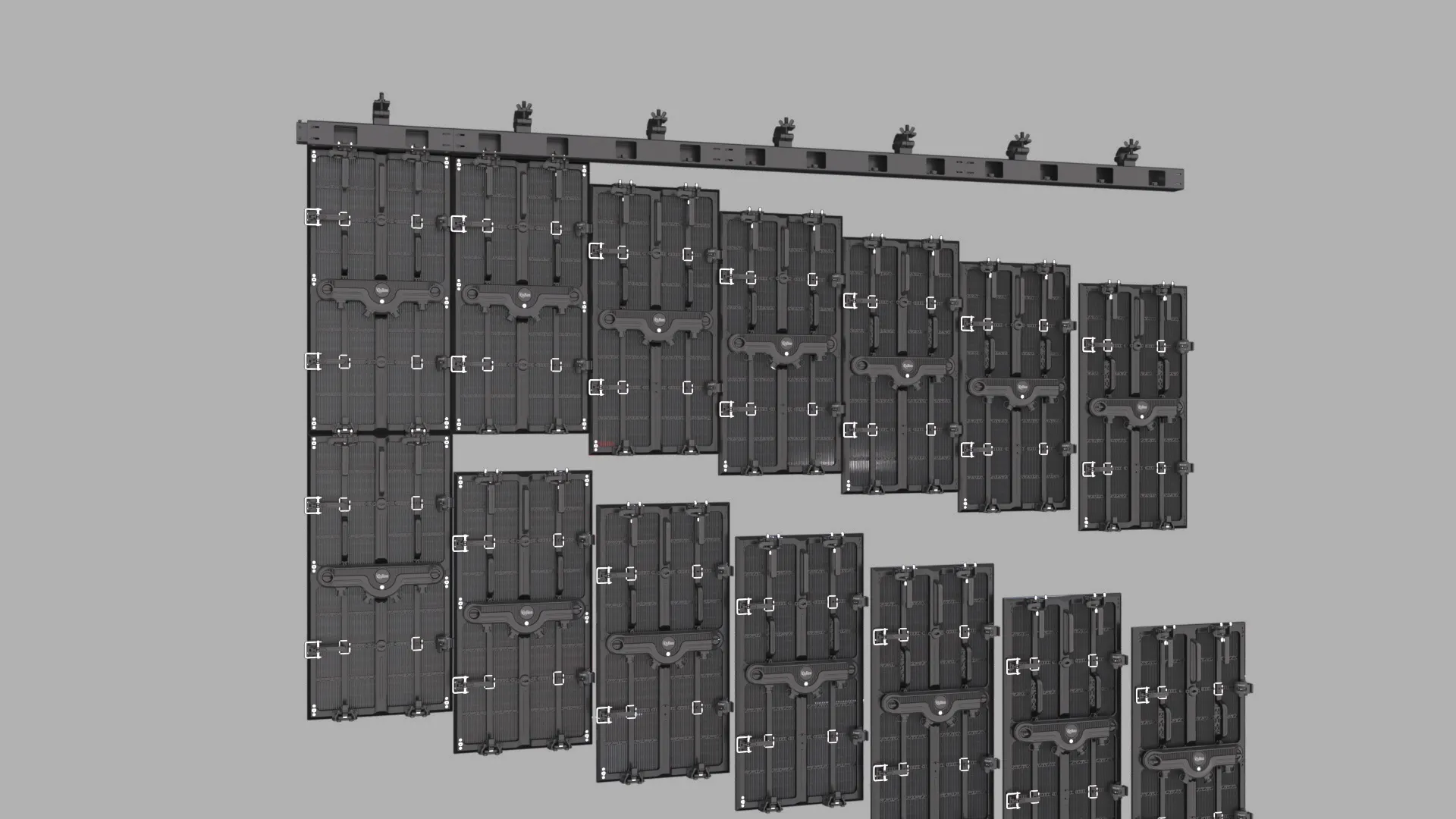 Enbon carbon curved LED display for immersive stage design and large-scale rental events