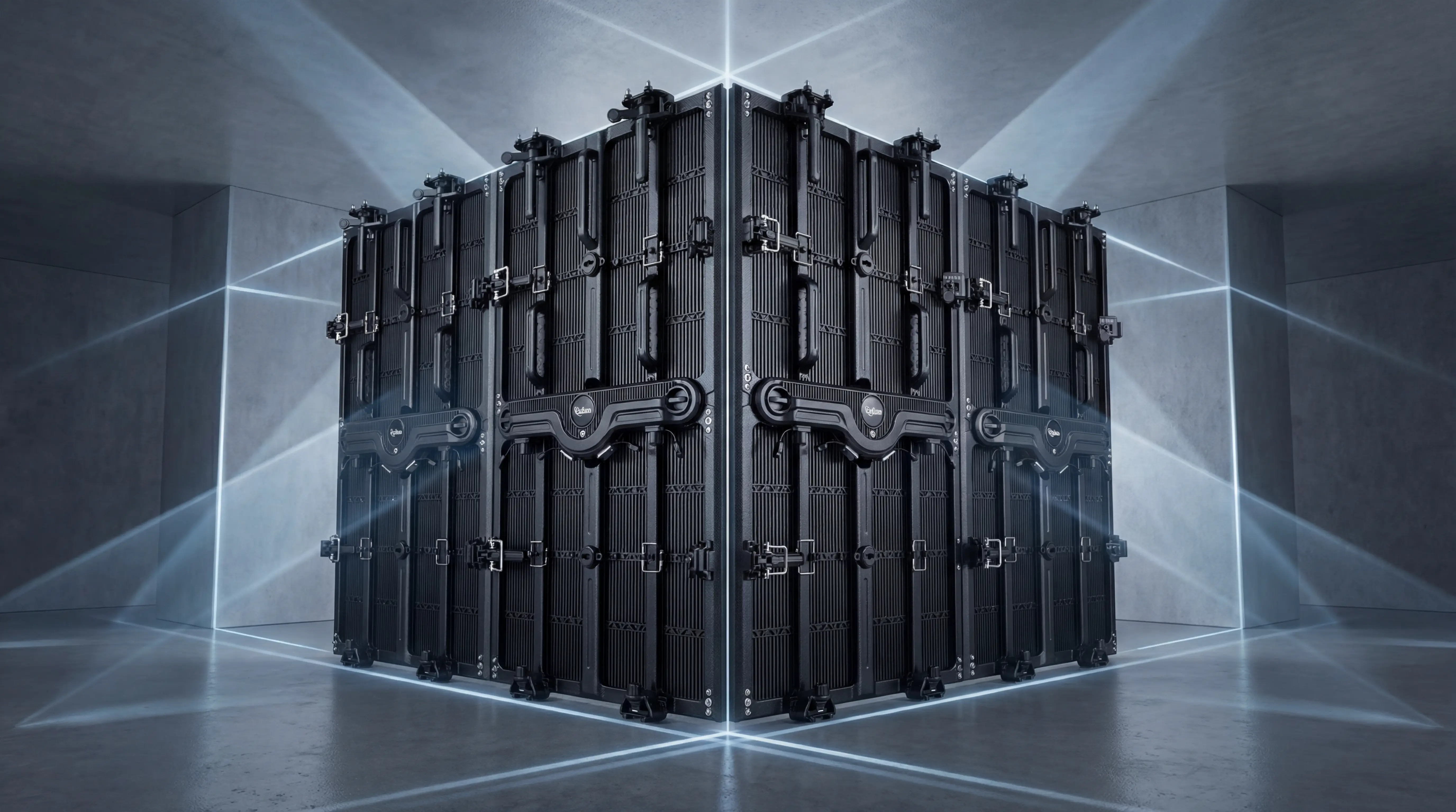 Carbon Fiber LED 90 Degree Installation - Corner LED display solution for stage design