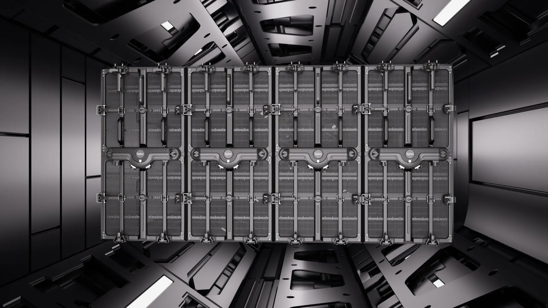 Carbon Fiber LED Series - Precision cabinet alignment with engineered connection system