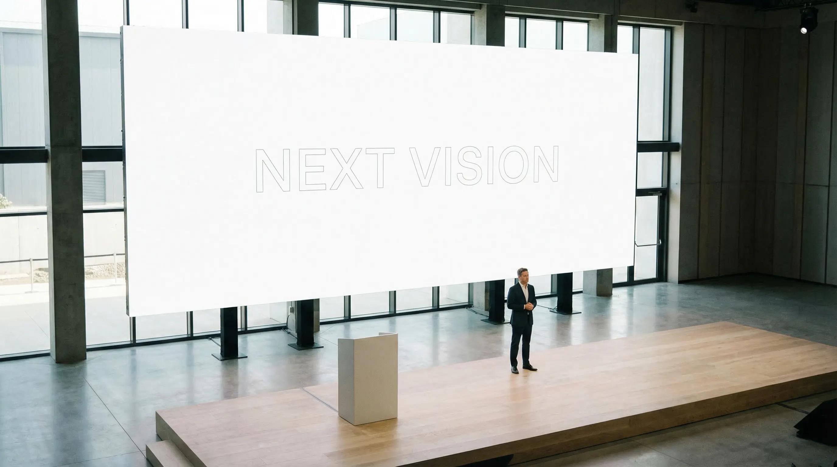 Carbon Fiber LED Series - Corporate events and product launch stage application