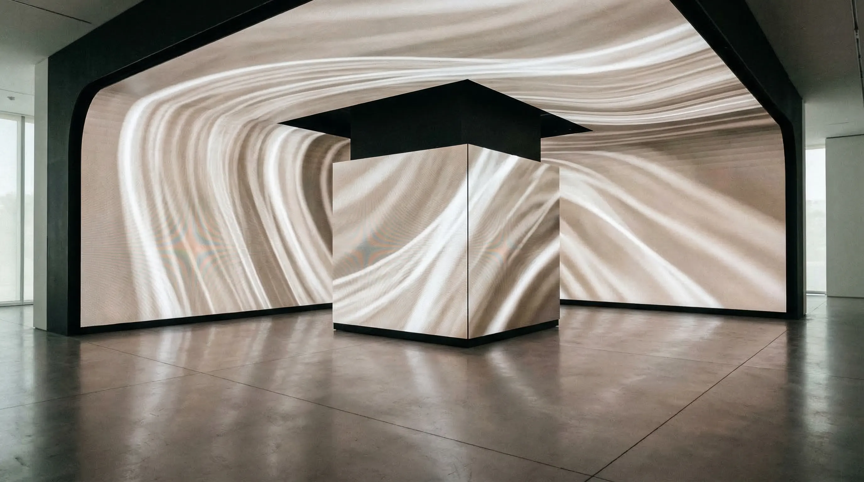 Carbon Fiber LED Series - Creative installations with corner and curved structures