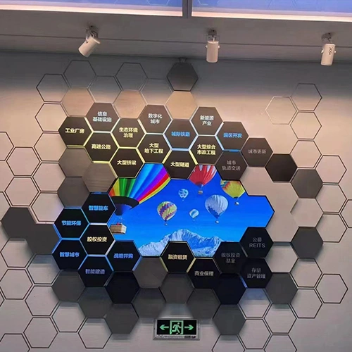 The application of Enbon's polygonal led display screen