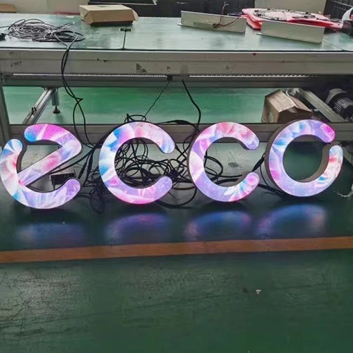 Application of letter LED screen