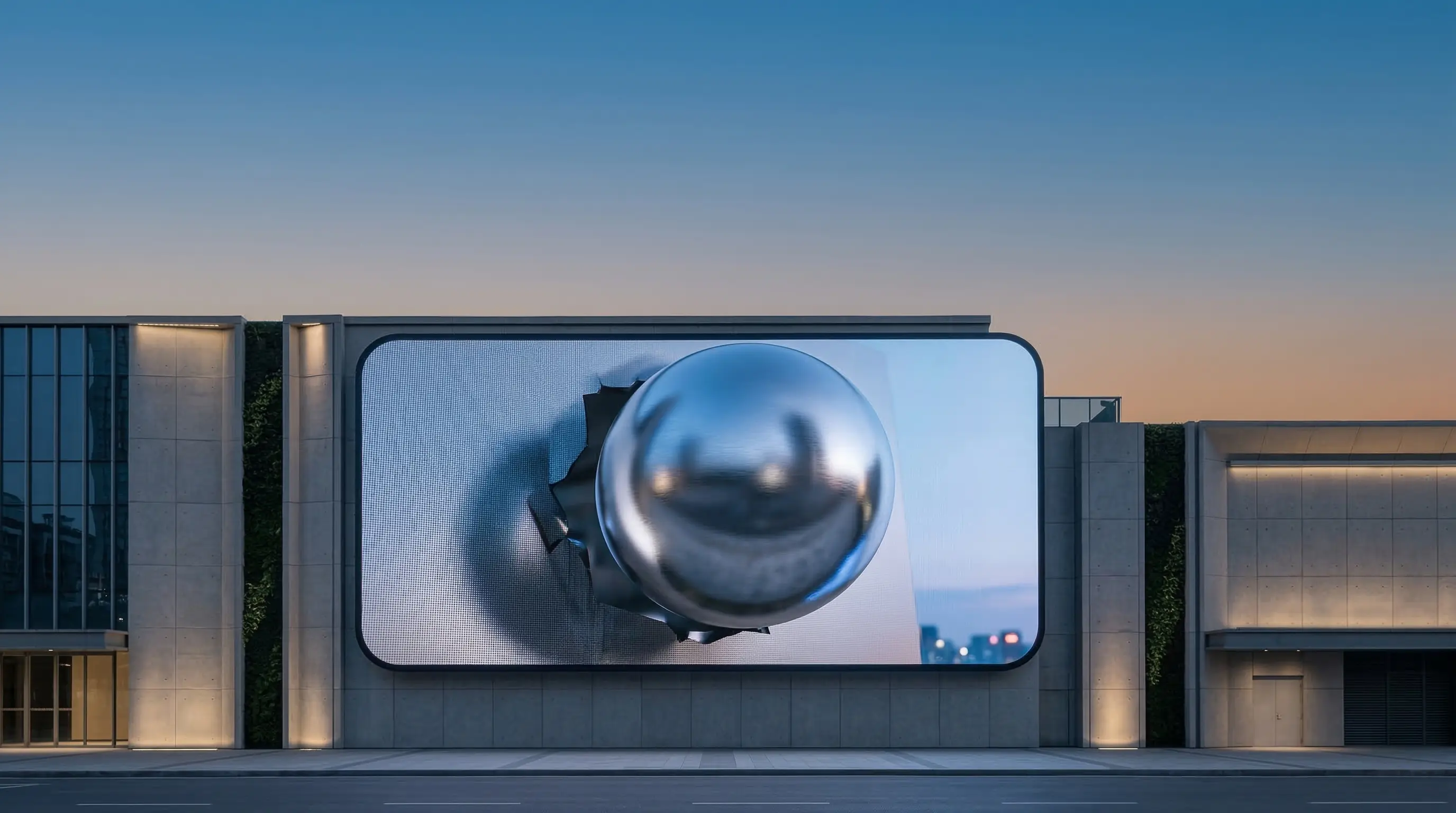 FC Pro Series - Outdoor visual impact with large-scale LED bringing architecture to life