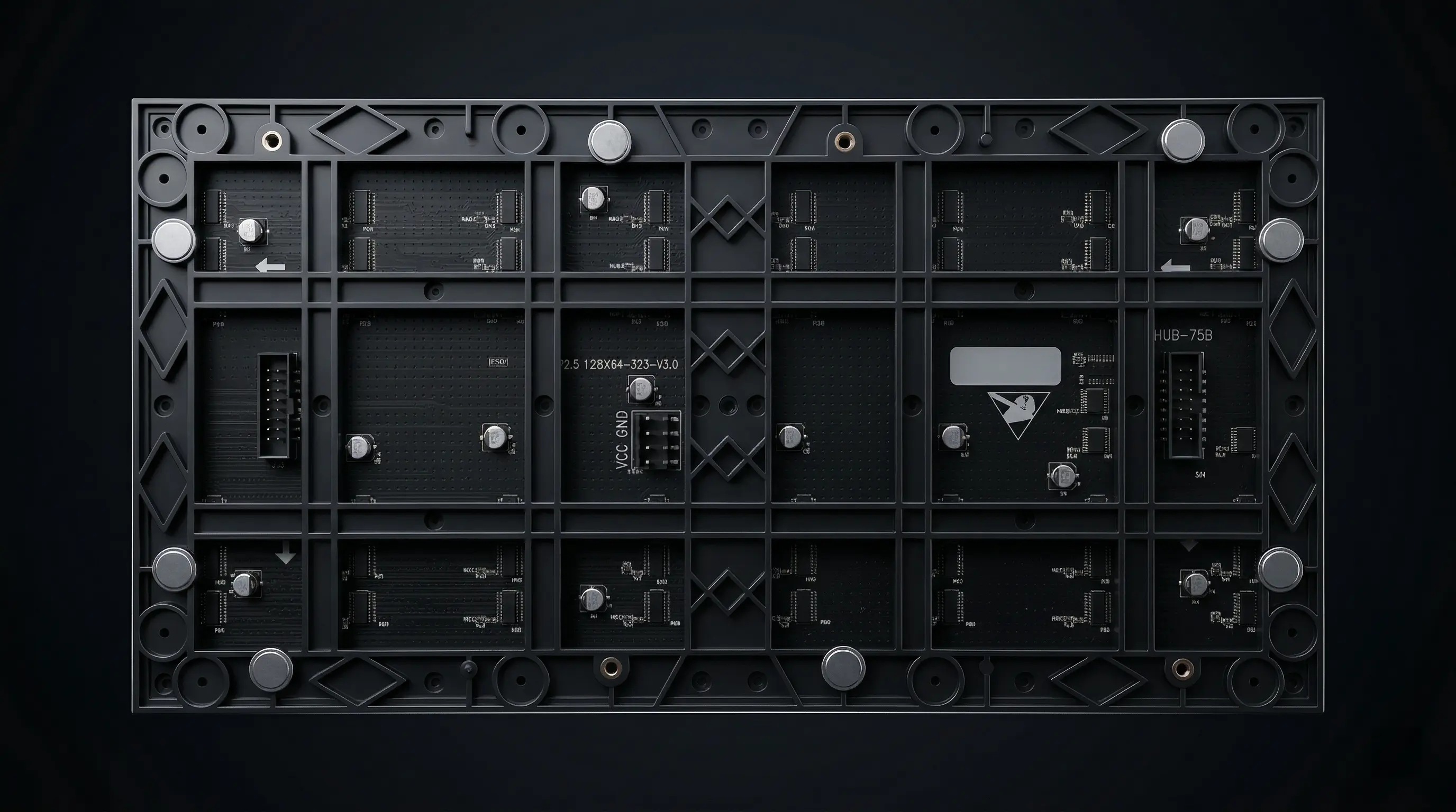 FS Plus indoor LED display with full front maintenance design allowing easy access to modules and components