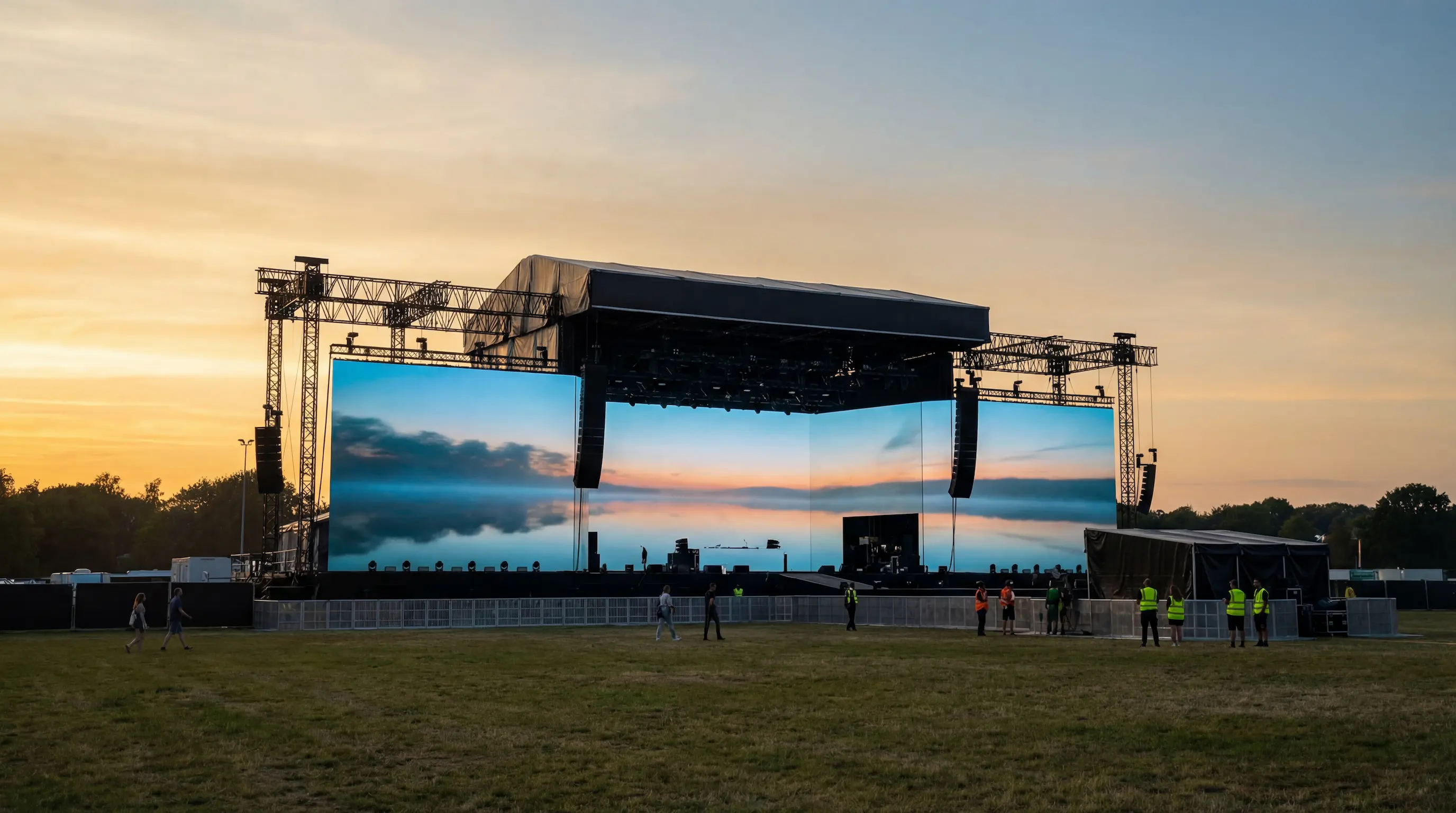 R5 Series LED Display - Consistent performance across venues, weather and touring schedules