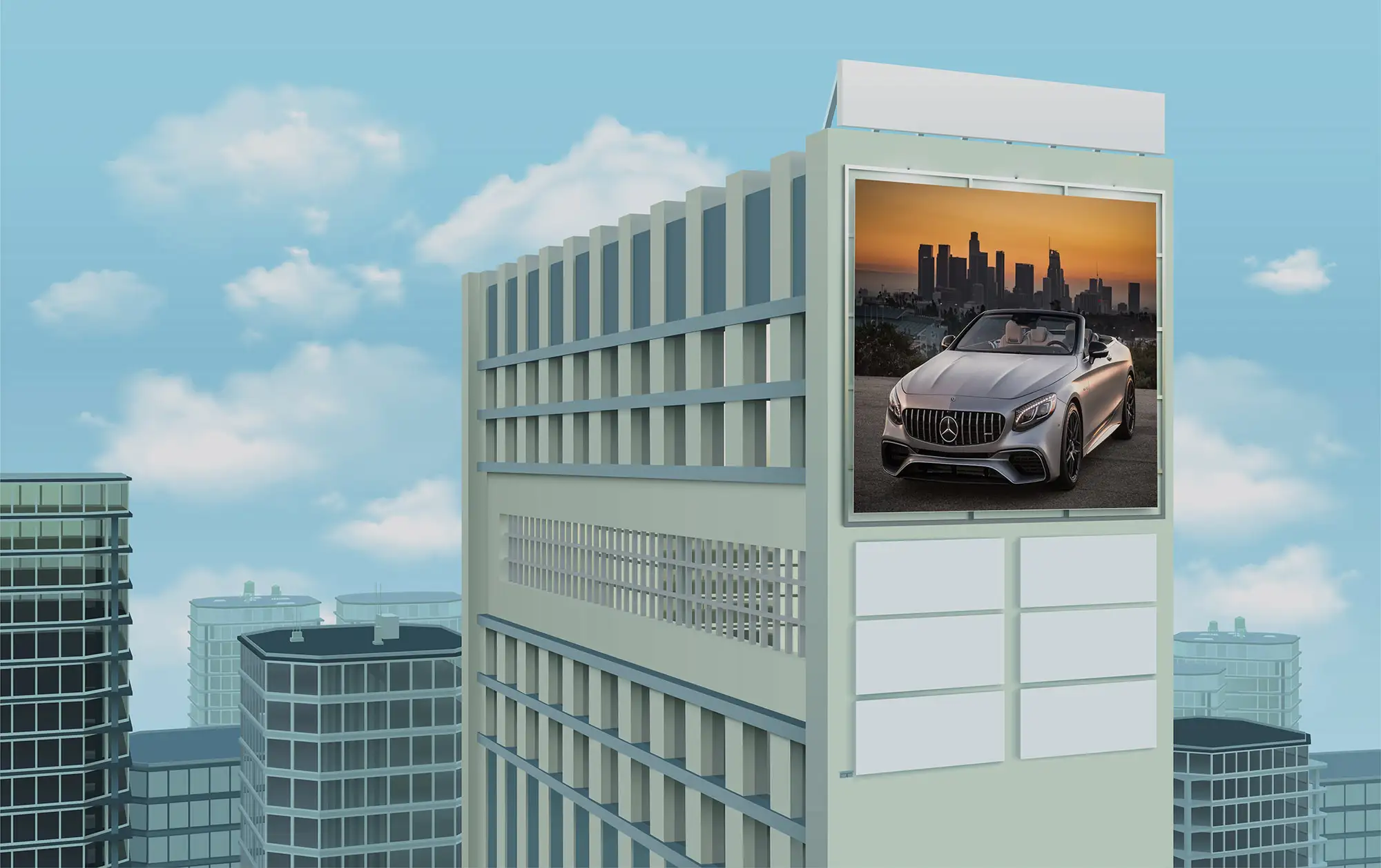 Enbon 屋外建物用固定LEDディスプレイソリューション 3